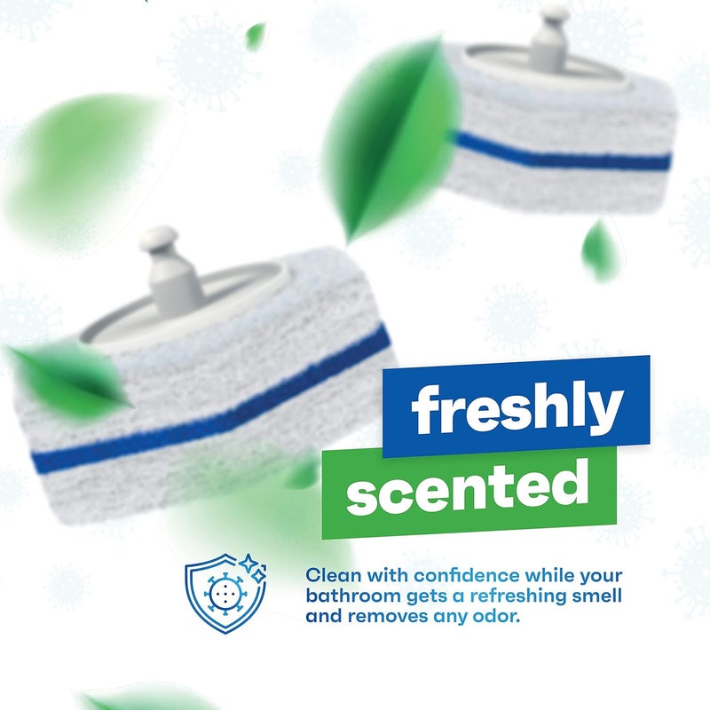 CleanGenius Disposable Prefilled Toilet Cleaning Scrubbers, 30 Count - Image 5